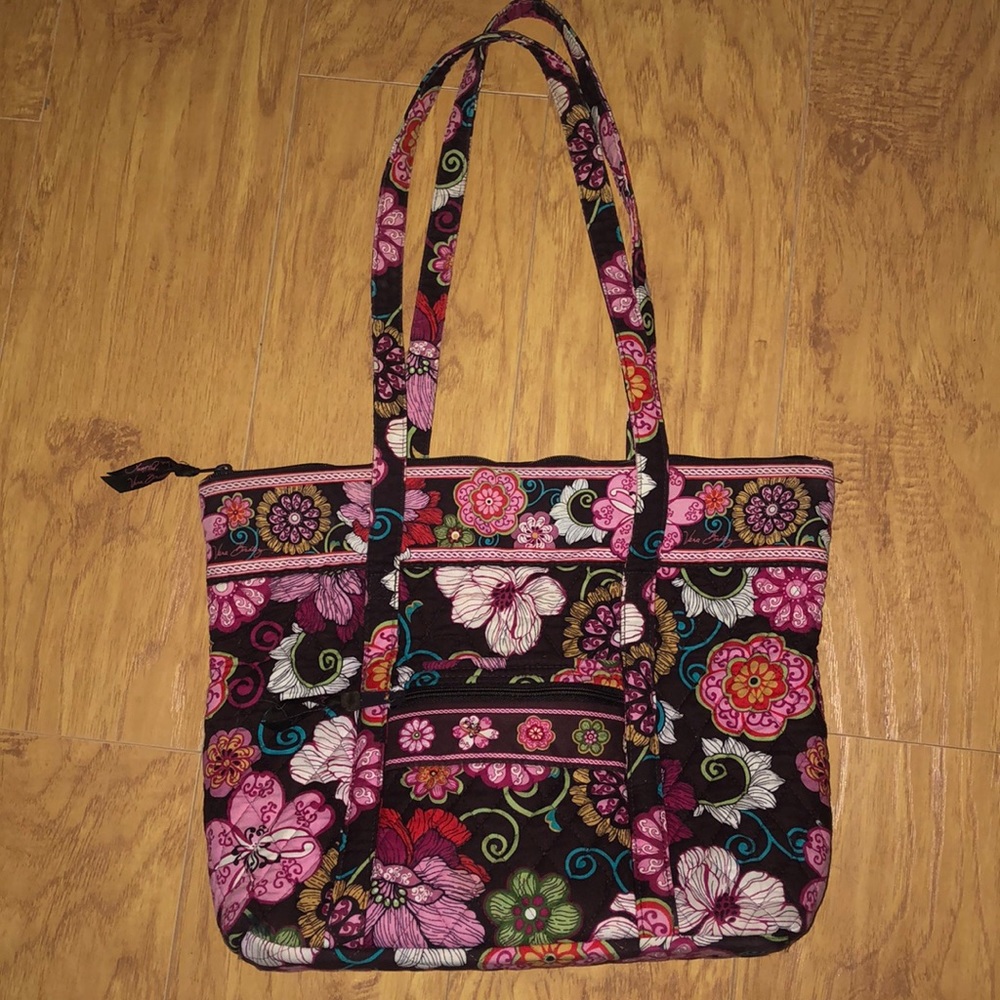 Vera Bradley Tote in Mod Floral Pink